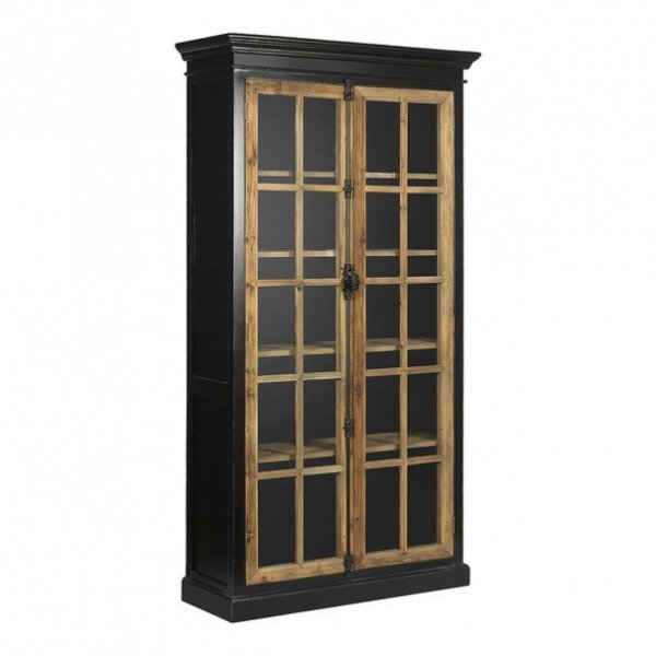 Шкаф-витрина Holland Rack Черный Шкаф-витрина Holland Rack Черный в Орле | Loft Concept