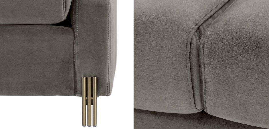 Диван Eichholtz Sofa Candice grey Диван Eichholtz Sofa Candice grey - Loft-Concept в Орле