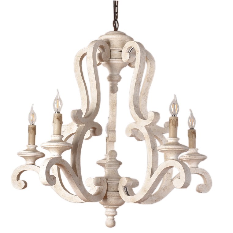 Люстра Ivory Provence Chandeliers Бежево-серый Коричневый Люстра Ivory Provence Chandeliers Бежево-серый Коричневый в Орле | Loft Concept