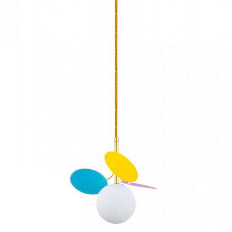 Подвесной светильник MATISSE Pendant One multicolor Мульти Золотой Белый Подвесной светильник MATISSE Pendant One multicolor Мульти Золотой Белый в Орле | Loft Concept