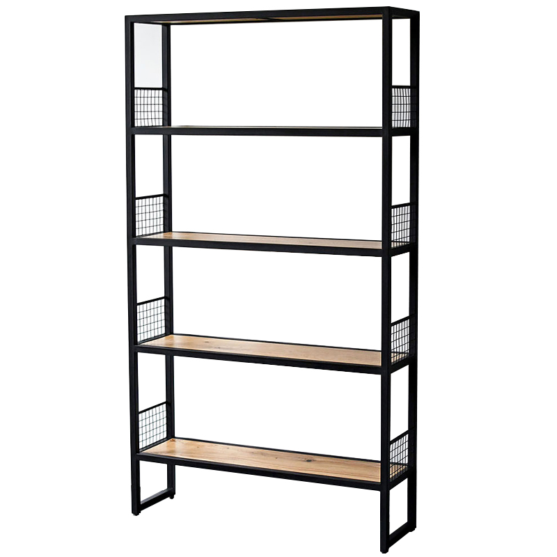 Стеллаж Richie Industrial Metal Rust Rack Древесина Черный Стеллаж Richie Industrial Metal Rust Rack Древесина Черный в Орле | Loft Concept