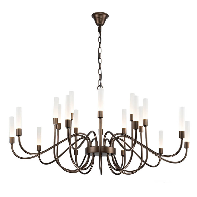 Люстра Faiber Brown Chandelier Коричневый Люстра Faiber Brown Chandelier Коричневый в Орле | Loft Concept