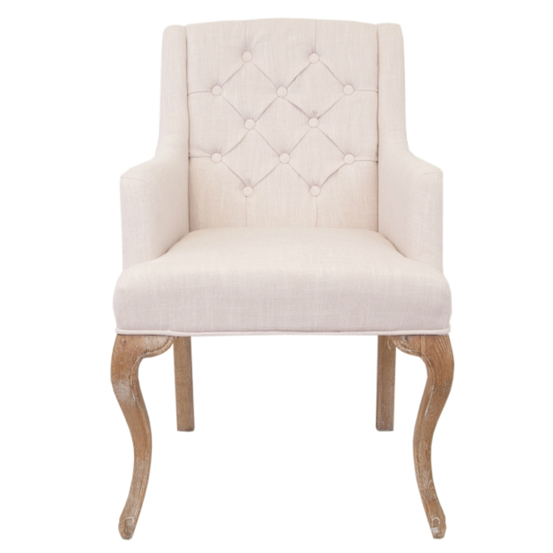 Кресло Mason Classical Armchair beige flax Бежевый Коричневый Кресло Mason Classical Armchair beige flax Бежевый Коричневый в Орле | Loft Concept