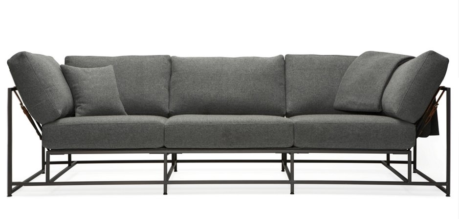 Диван Grey Wool Sofa Диван Grey Wool Sofa - Loft-Concept в Орле