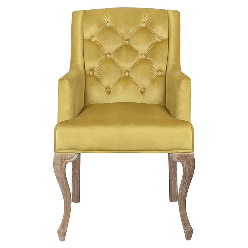 Кресло Mason Classical Armchair gold velour Желтый Коричневый Кресло Mason Classical Armchair gold velour Желтый Коричневый в Орле | Loft Concept