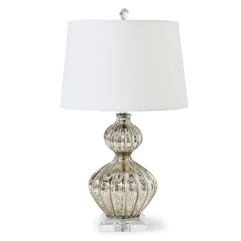 Настольная лампа Loraine Silver Table lamp Серебряный Настольная лампа Loraine Silver Table lamp Серебряный в Орле | Loft Concept