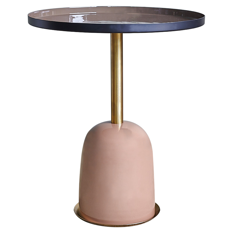 Приставной стол Ester Side Table Дымчатая Роза Латунь Приставной стол Ester Side Table Дымчатая Роза Латунь в Орле | Loft Concept
