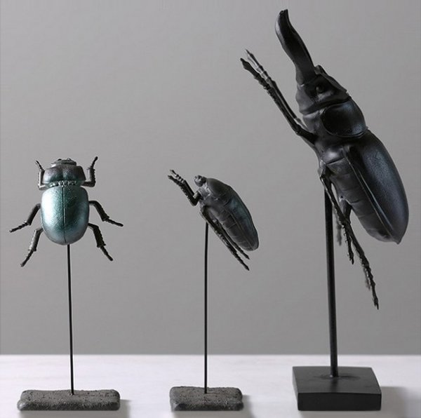 Статуэтка Beetle Family Черный Статуэтка Beetle Family Черный в Орле | Loft Concept