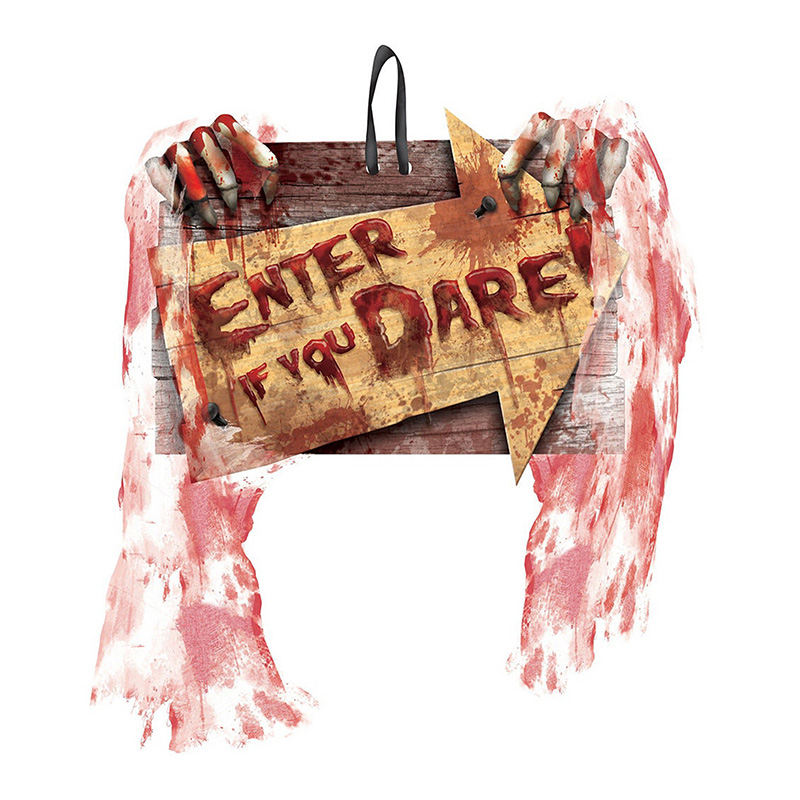 Аксессуар на стену HALLOWEEN "ENTER, if you DARE!" Черный Красный Аксессуар на стену HALLOWEEN "ENTER, if you DARE!" Черный Красный в Орле | Loft Concept
