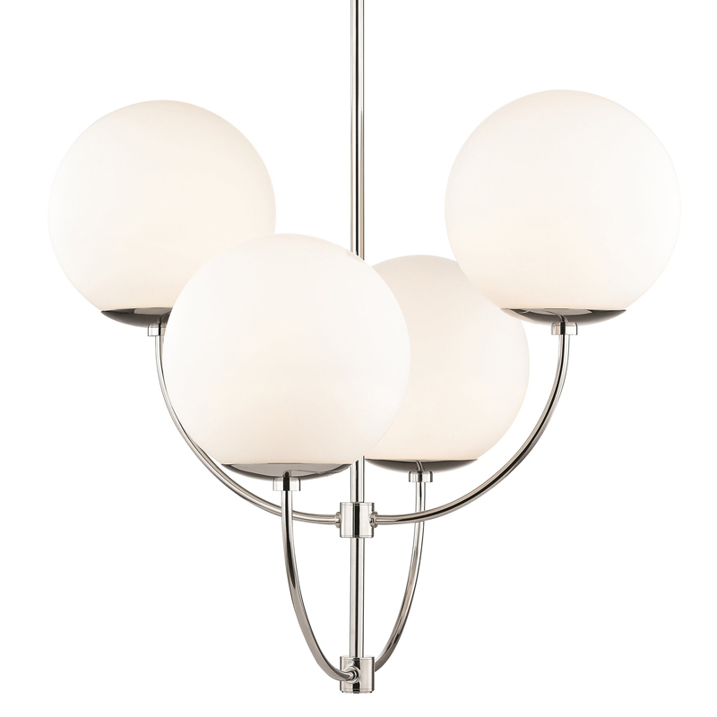 Люстра Breasal White Matte Balls Chandelier Chrome Хром Белое матовое стекло Люстра Breasal White Matte Balls Chandelier Chrome Хром Белое матовое стекло в Орле | Loft Concept