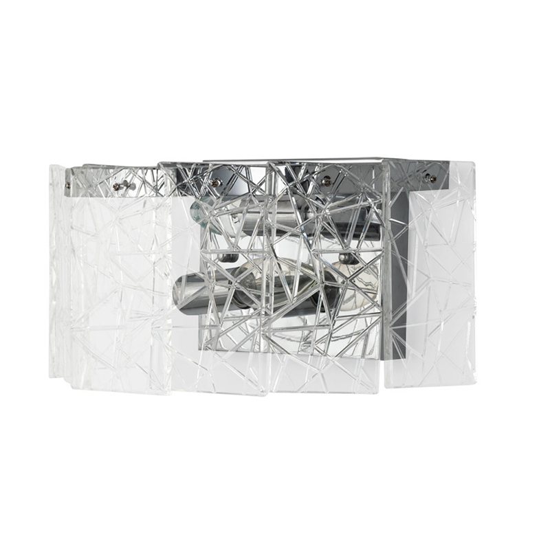 Бра Alvaro Crystal Wall Lamp Прозрачный Хром Бра Alvaro Crystal Wall Lamp Прозрачный Хром в Орле | Loft Concept