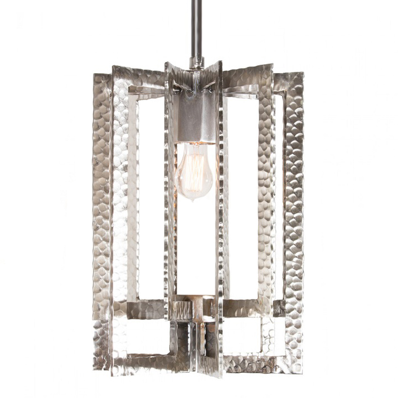 Подвесной Светильник Textured Cage Pendant Lamp silver Серебряный Подвесной Светильник Textured Cage Pendant Lamp silver Серебряный в Орле | Loft Concept