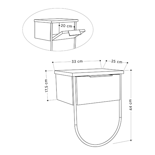 Прикроватная тумба бежево-серого цвета с откидной дверцей NORFOLK NIGHTSTAND LIGHT MOCHA Прикроватная тумба бежево-серого цвета с откидной дверцей NORFOLK NIGHTSTAND LIGHT MOCHA в Орле