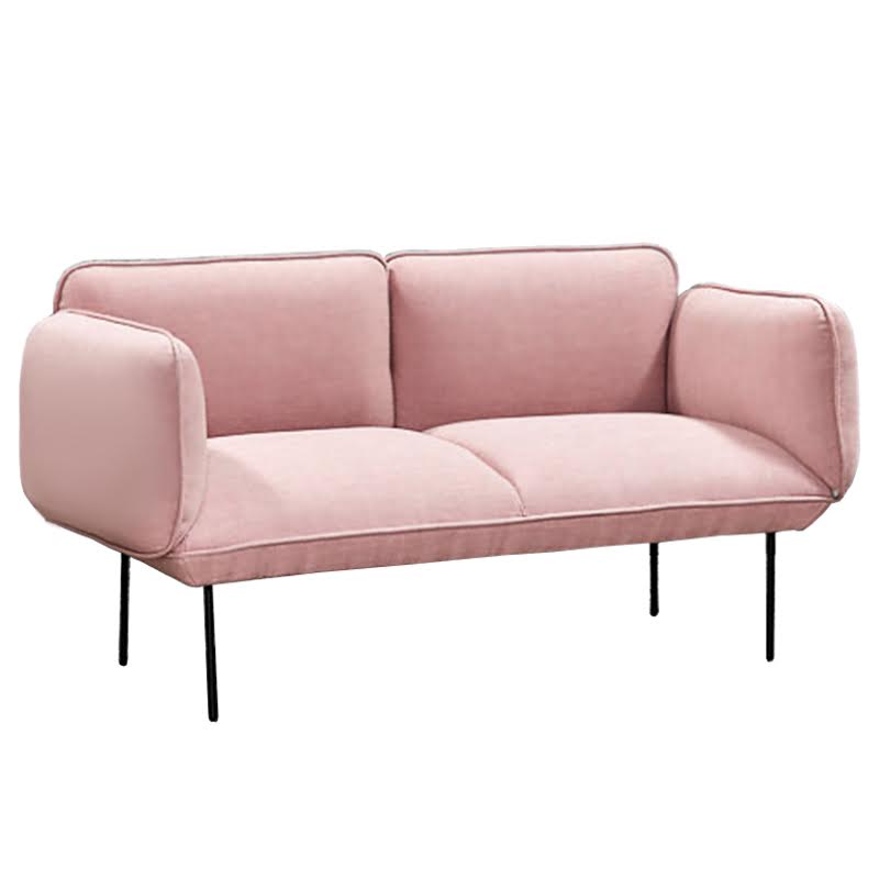 Двухместная Софа Elsa 2 Seater Sofa Розовый велюр Розовый пастельный Двухместная Софа Elsa 2 Seater Sofa Розовый велюр Розовый пастельный в Орле | Loft Concept