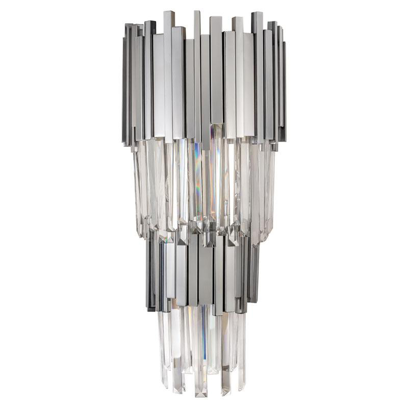 Бра Luxxu Modern Cascade Wall Lamp Silver 71 Прозрачное Стекло Серебряный Бра Luxxu Modern Cascade Wall Lamp Silver 71 Прозрачное Стекло Серебряный в Орле | Loft Concept
