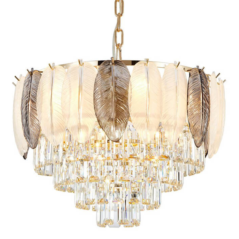 Люстра Crystal in Petals Chandelier 51 Глянцевое золото Люстра Crystal in Petals Chandelier 51 Глянцевое золото в Орле | Loft Concept