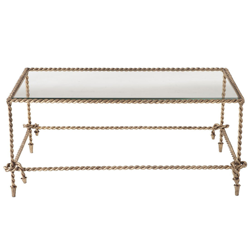 Кофейный стол Golden pigtail Золотой Кофейный стол Golden pigtail Золотой в Орле | Loft Concept