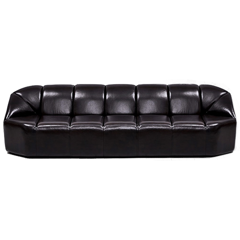 Диван Futurism Leather Sofa Черный Диван Futurism Leather Sofa Черный в Орле | Loft Concept
