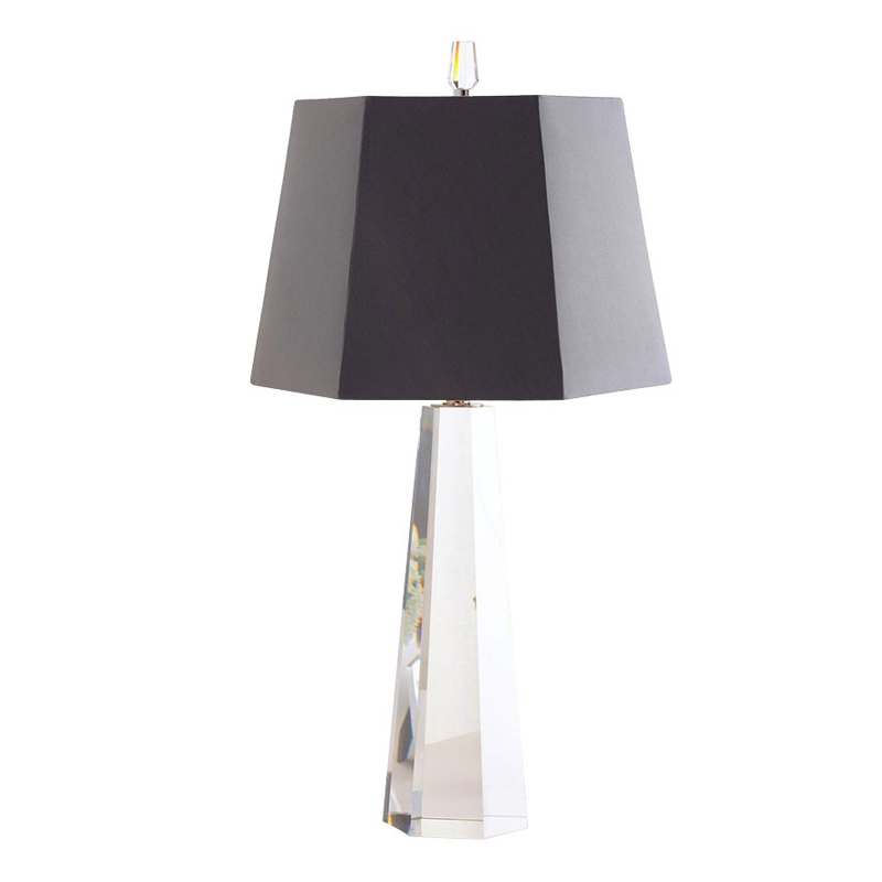 Настольная лампа Crystal Pyramid Table lamp Черный Настольная лампа Crystal Pyramid Table lamp Черный в Орле | Loft Concept