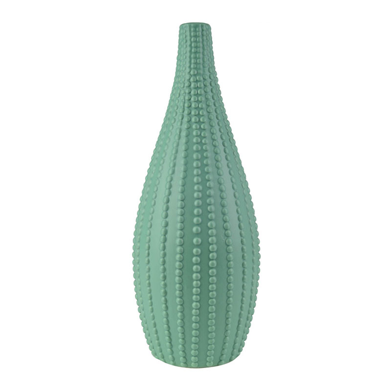 Ваза Ribbed Vase Narrow Throat turquoise 38 Бирюзовый Ваза Ribbed Vase Narrow Throat turquoise 38 Бирюзовый в Орле | Loft Concept