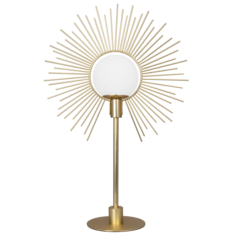 Настольная лампа Table lamp Soleil Латунь Белое матовое стекло Настольная лампа Table lamp Soleil Латунь Белое матовое стекло в Орле | Loft Concept