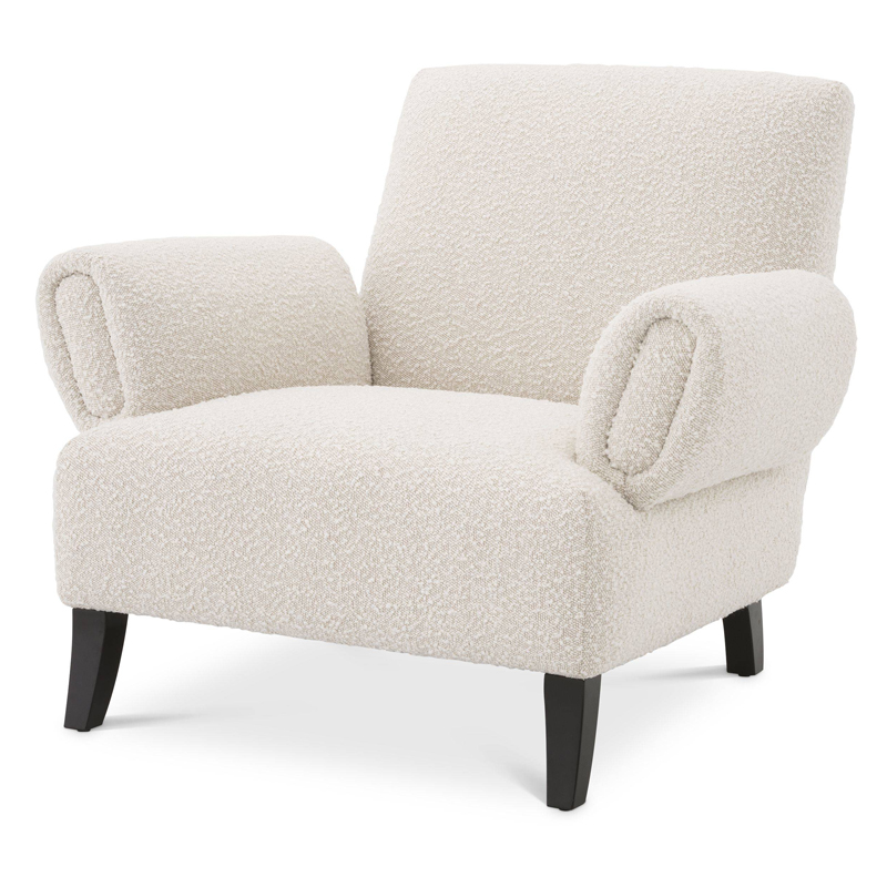 Кресло Eichholtz Chair Fausto Кремовый Черный Кресло Eichholtz Chair Fausto Кремовый Черный в Орле | Loft Concept