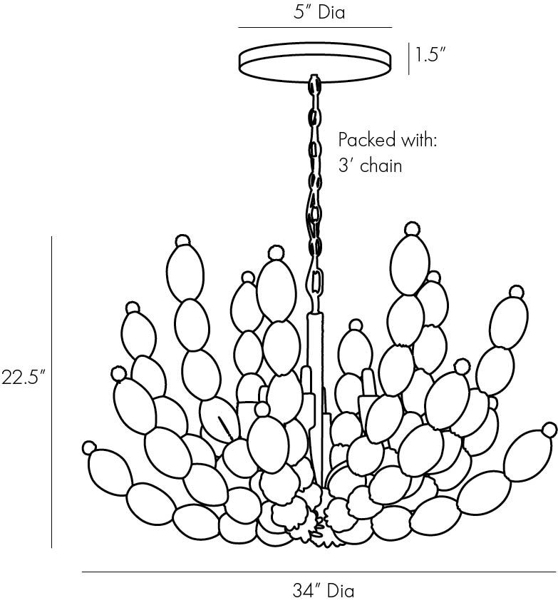 Люстра Arteriors INDI CHANDELIER в Орле