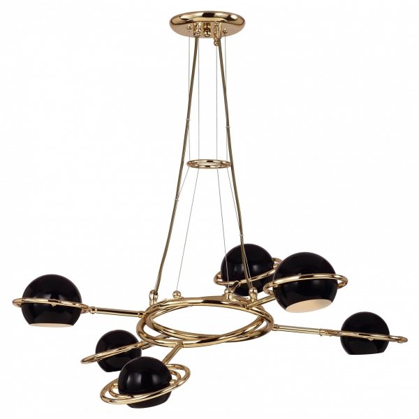 Люстра Delightfull Cosmo Suspention Light Black 6 Черный Люстра Delightfull Cosmo Suspention Light Black 6 Черный в Орле | Loft Concept