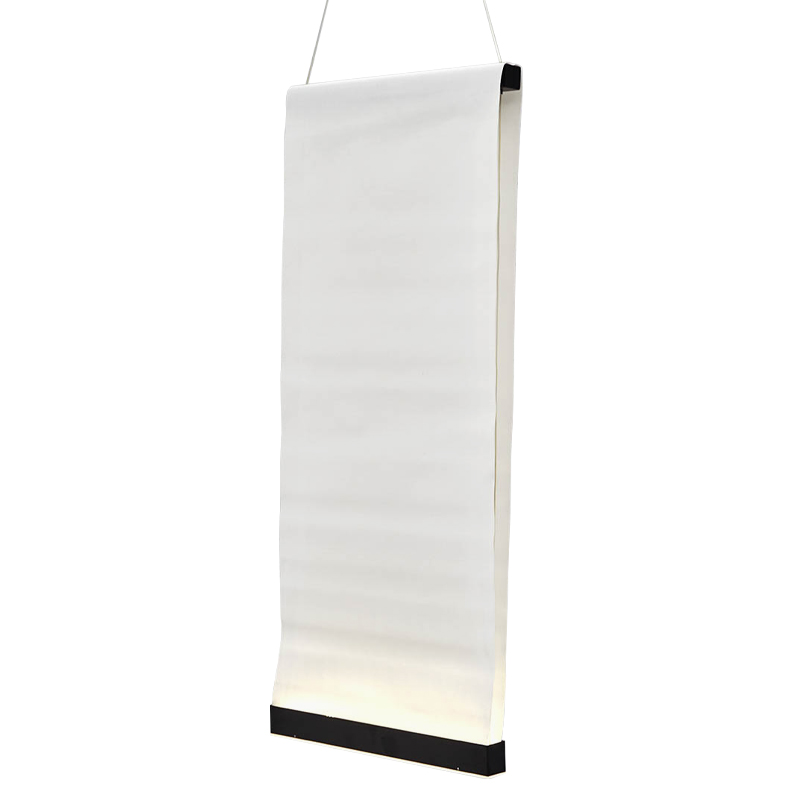 Дизайнерский подвесной светильник из текстиля CANVAS HANGING LAMP 90 Белый Черный Дизайнерский подвесной светильник из текстиля CANVAS HANGING LAMP 90 Белый Черный в Орле | Loft Concept