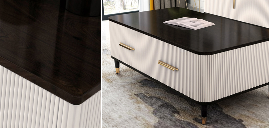 Birmingham Textured Coffee Table White Birmingham Textured Coffee Table White - Loft-Concept в Орле