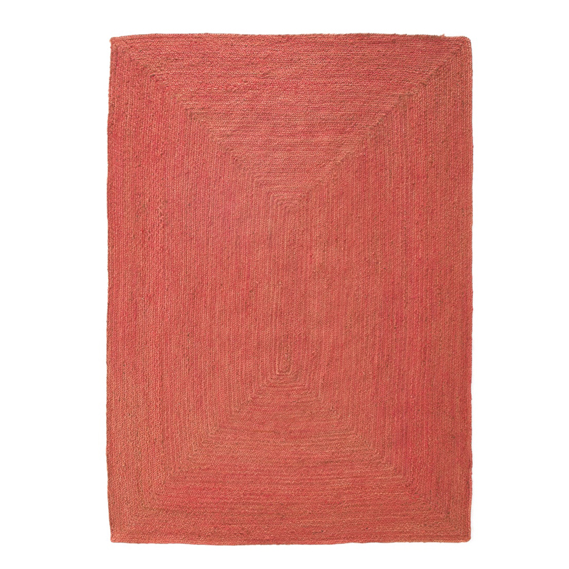 Ковер Rectangular Carpet red 100% джут Красный Ковер Rectangular Carpet red 100% джут Красный в Орле | Loft Concept