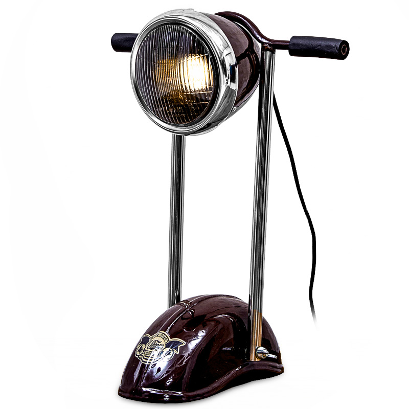 Настольная лампа Moto Loft Table lamp Бургундский красный в Орле | Loft Concept 