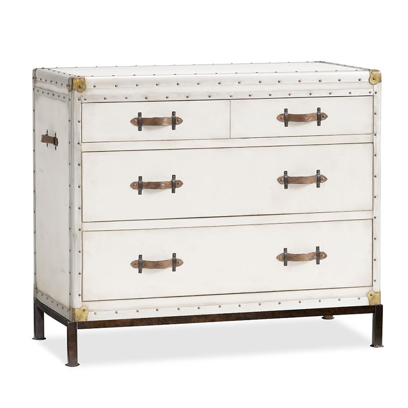 Комод в винтажном стиле Vintage Chests Белый Белый Коричневый Комод в винтажном стиле Vintage Chests Белый Белый Коричневый в Орле | Loft Concept