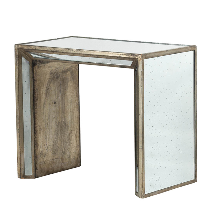 Приставной столик Mirrored Wide Side Зеркало в Орле | Loft Concept 