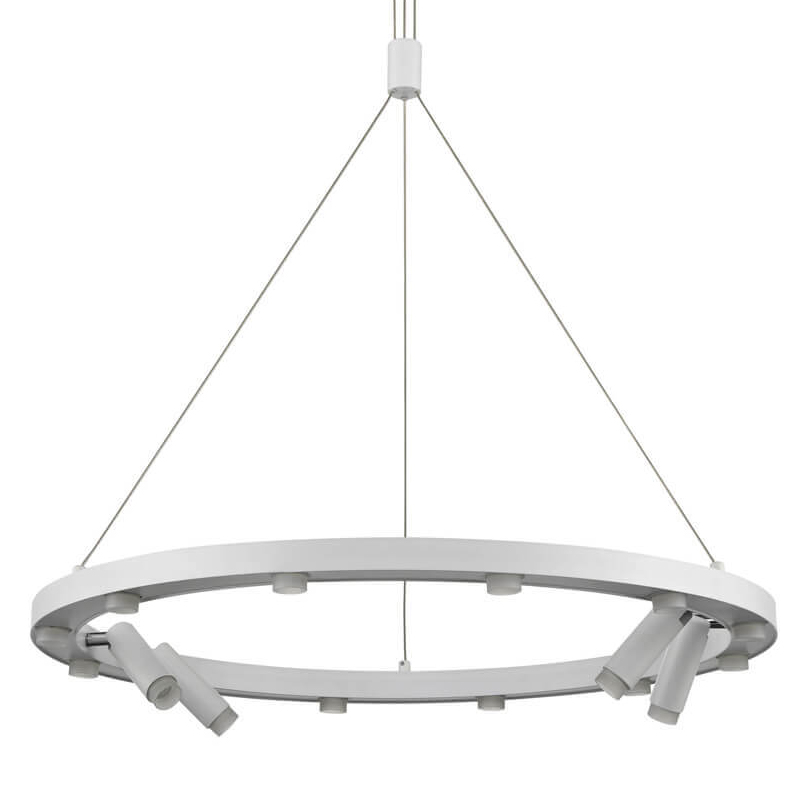 Люстра Rigor & Conciseness Lighting White Disk Белый Люстра Rigor & Conciseness Lighting White Disk Белый в Орле | Loft Concept