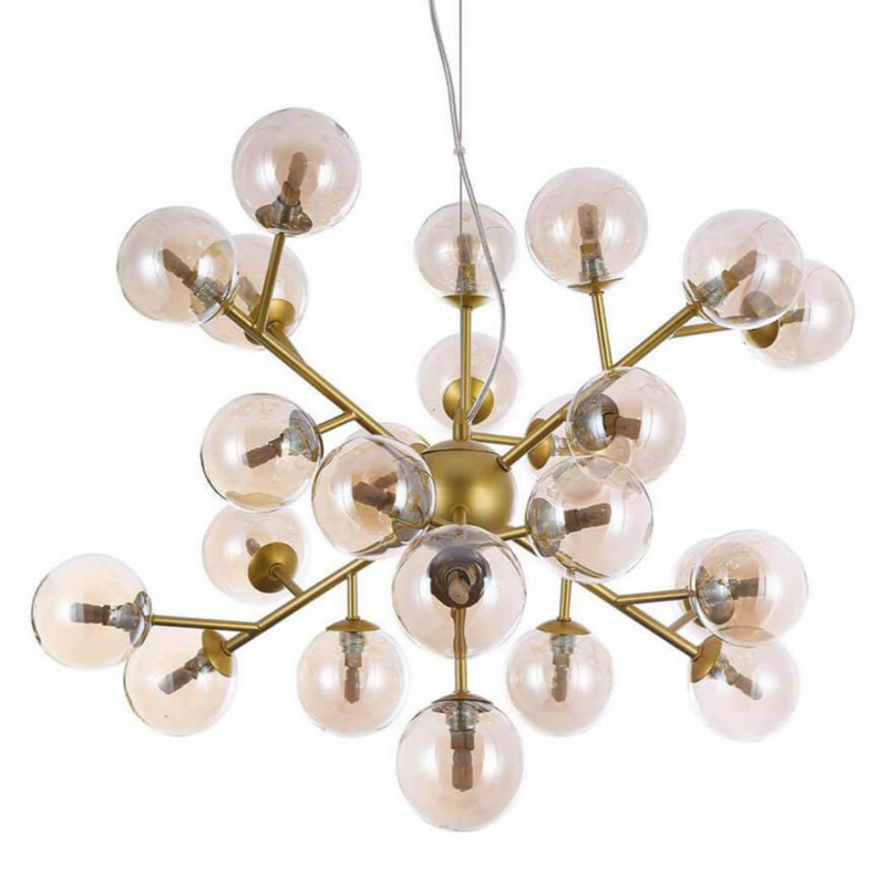 Люстра Berries Chandelier Amber 65 матовое золото Янтарь (Amber) Люстра Berries Chandelier Amber 65 матовое золото Янтарь (Amber) в Орле | Loft Concept