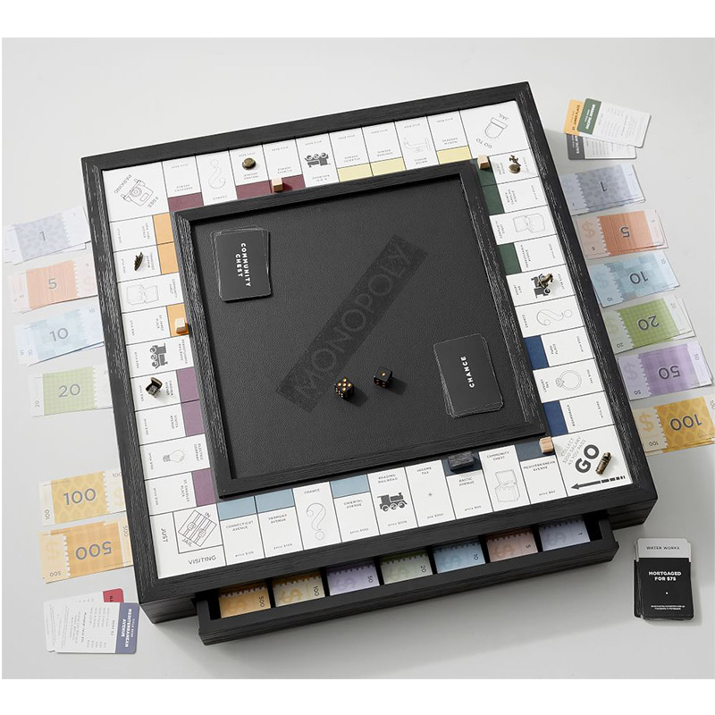 Настольная Игра "Монополия" Black Luxury Edition Черный Настольная Игра "Монополия" Black Luxury Edition Черный в Орле | Loft Concept