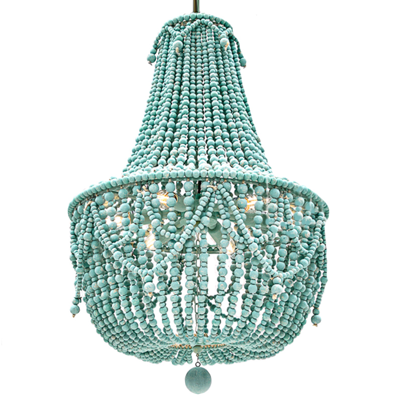 Люстра Chanteuse Chandelier Turquoise Бирюзовый Люстра Chanteuse Chandelier Turquoise Бирюзовый в Орле | Loft Concept