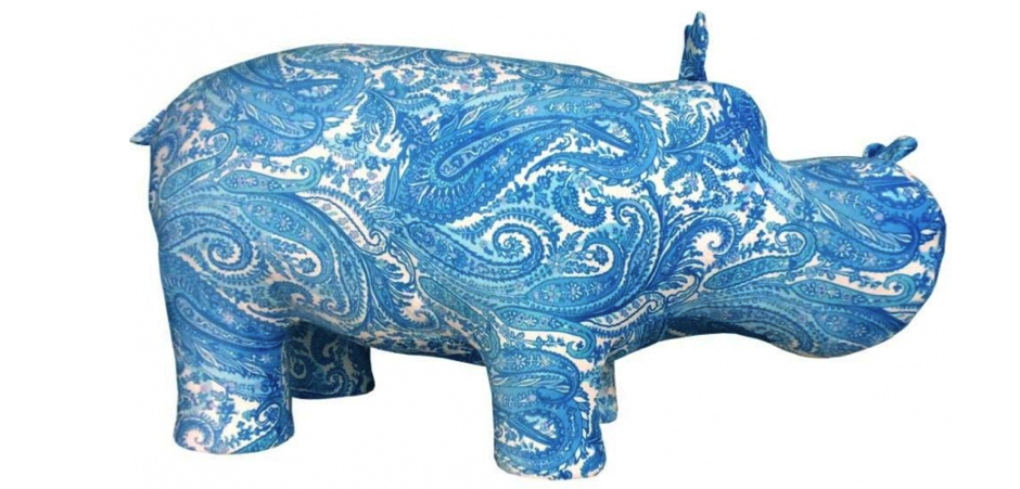 Пуф Бегемот Poof Hippo pattern Пуф Бегемот Poof Hippo pattern - Loft-Concept в Орле