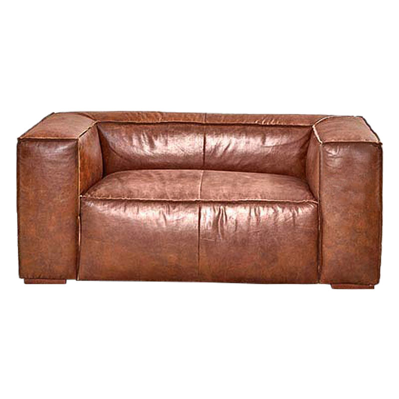 Диван Leather Softness Sofa Коричневый Диван Leather Softness Sofa Коричневый в Орле | Loft Concept