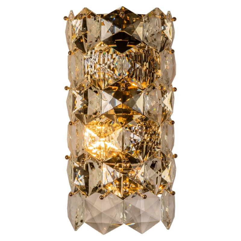 Бра Tiers Crystal Light Ermitage Wall Lamp Прозрачное Стекло Золотой Бра Tiers Crystal Light Ermitage Wall Lamp Прозрачное Стекло Золотой в Орле | Loft Concept