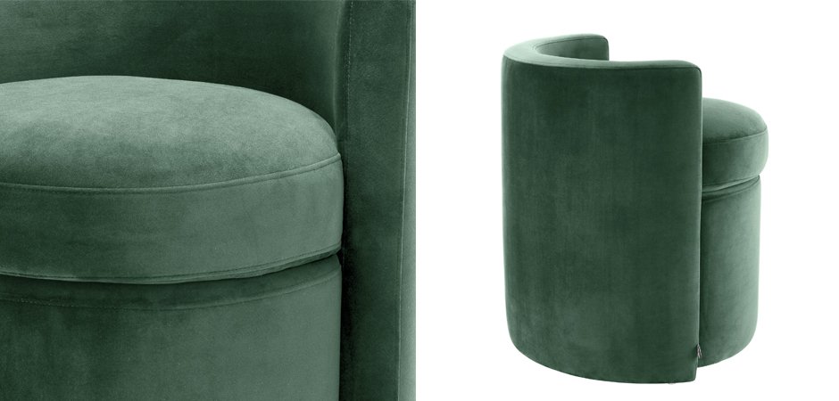 Кресло Eichholtz Stool Arcadia dark green Кресло Eichholtz Stool Arcadia dark green - Loft-Concept в Орле