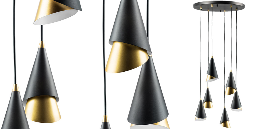 Люстра Lucio Black and Gold 6 Люстра Lucio Black and Gold 6 - Loft-Concept в Орле