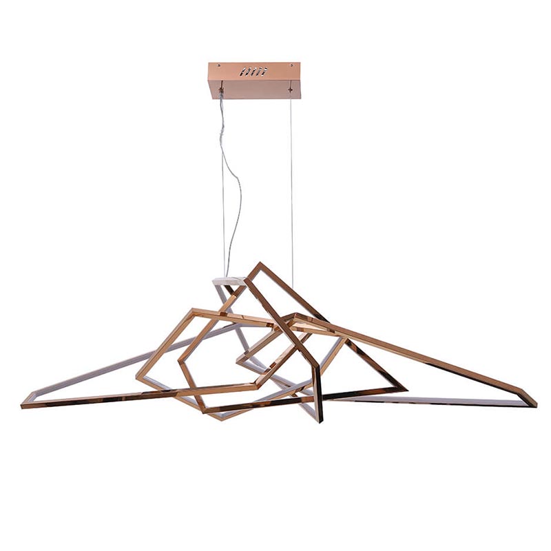 Люстра Geometric Plexus Gold Chandelier Золотой Люстра Geometric Plexus Gold Chandelier Золотой в Орле | Loft Concept
