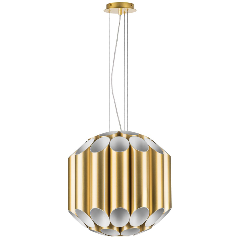 Люстра Garbi Gold Pipe Organ Chandelier 44 Золотой Белый Люстра Garbi Gold Pipe Organ Chandelier 44 Золотой Белый в Орле | Loft Concept
