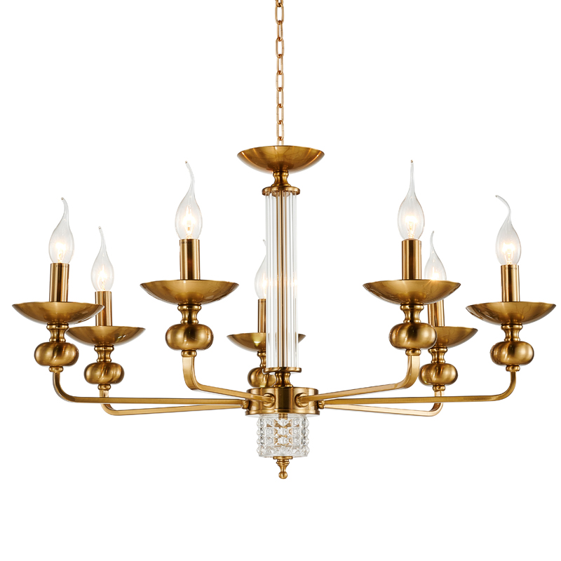 Люстра Adilin Chandelier 75 Бронза Прозрачный Люстра Adilin Chandelier 75 Бронза Прозрачный в Орле | Loft Concept