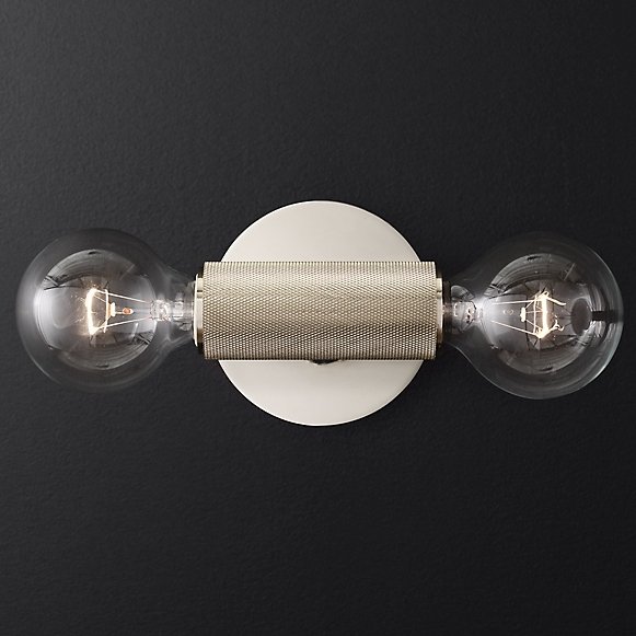 Бра RH Utilitaire Inline Sconce Silver Никель Бра RH Utilitaire Inline Sconce Silver Никель в Орле | Loft Concept