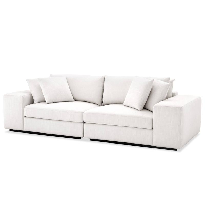 Диван Eichholtz Sofa Vista Grande white Белый Черный Диван Eichholtz Sofa Vista Grande white Белый Черный в Орле | Loft Concept