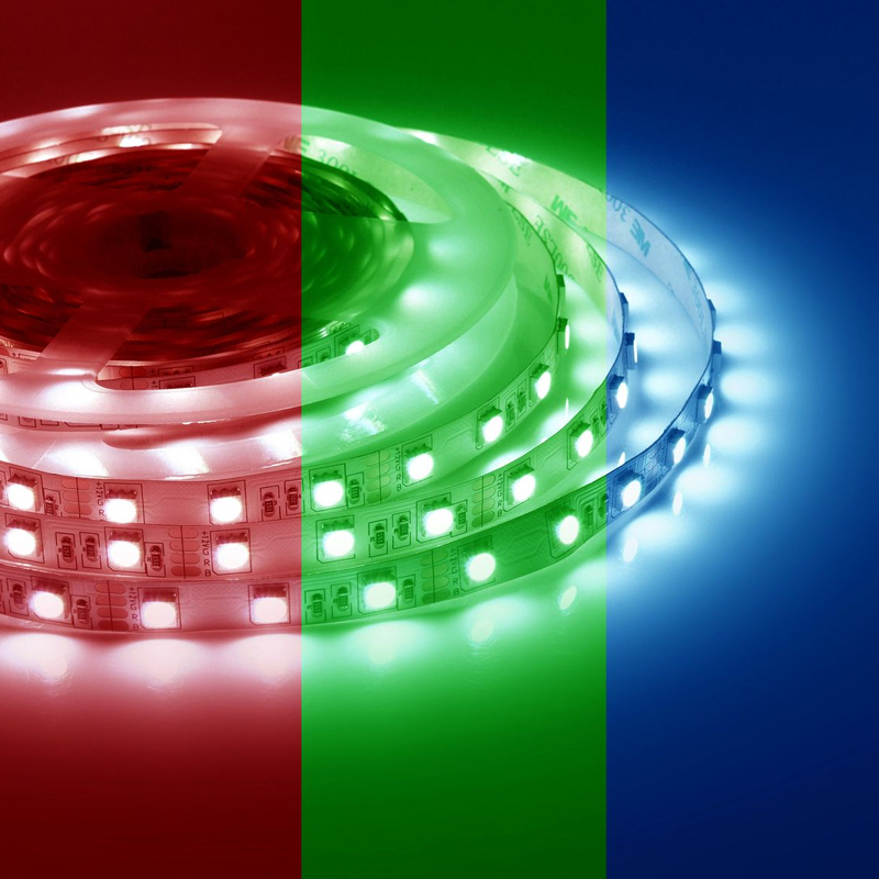 Светодиодная лента 14,4W/m 60LED/m 5050SMD разноцветная 5M Белый Светодиодная лента 14,4W/m 60LED/m 5050SMD разноцветная 5M Белый в Орле | Loft Concept