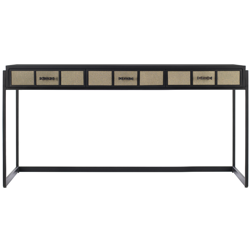 Рабочий стол Lavern Stingray Texture Desk Черный Бежевый Металлик винтаж Рабочий стол Lavern Stingray Texture Desk Черный Бежевый Металлик винтаж в Орле | Loft Concept
